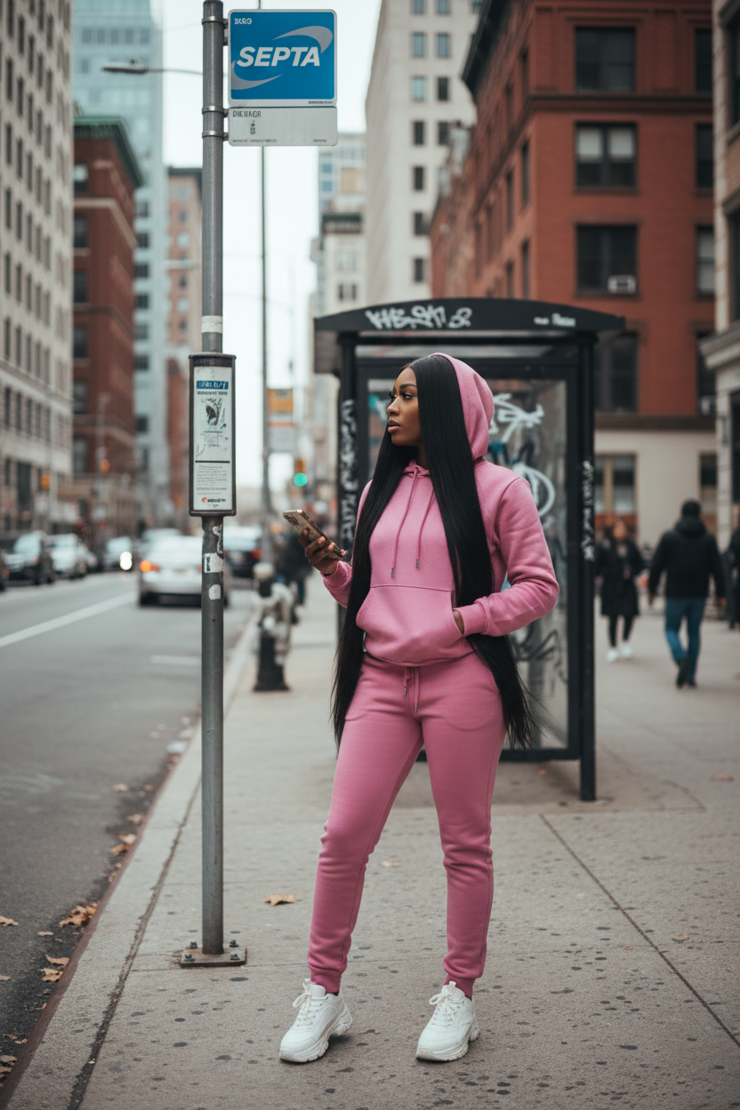 Women's Two-Piece Jogger Tracksuit - SEPTA Philadelphia